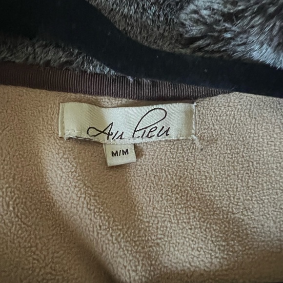 Brown teddy vest with fur lining - Picture 3 of 4